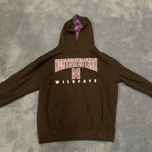 Northwestern Wildcats Lettered Hoodie